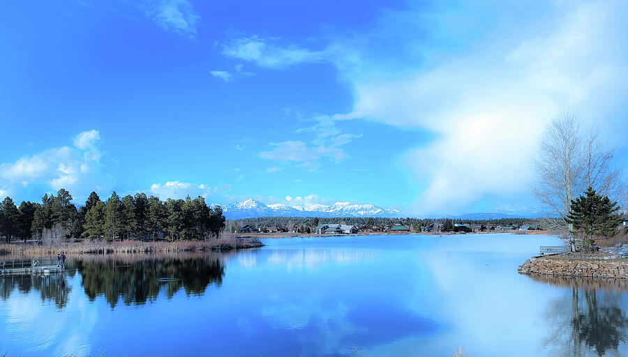 Village Lake, Pagosa Springs, CO Photograph by Debra Kewley