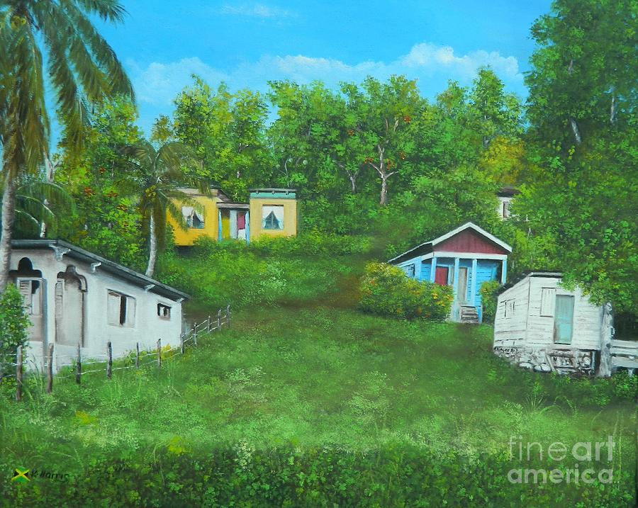 Village Life Painting by Kenneth Harris
