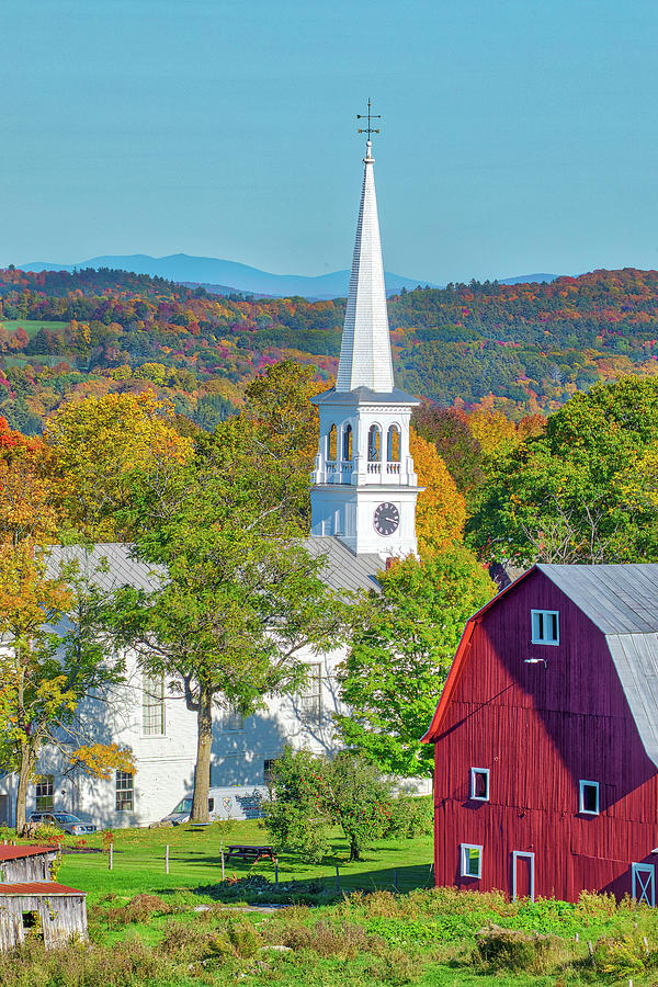 Village Of Peacham Vermont Photograph