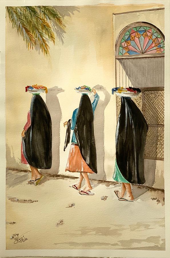 Villagers Painting by Ali Ahmadi | Fine Art America