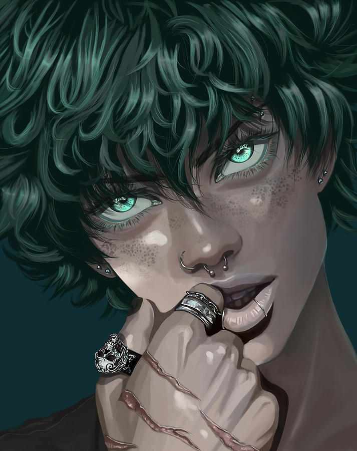 Villain Deku Love Painting By Matilda Clark 