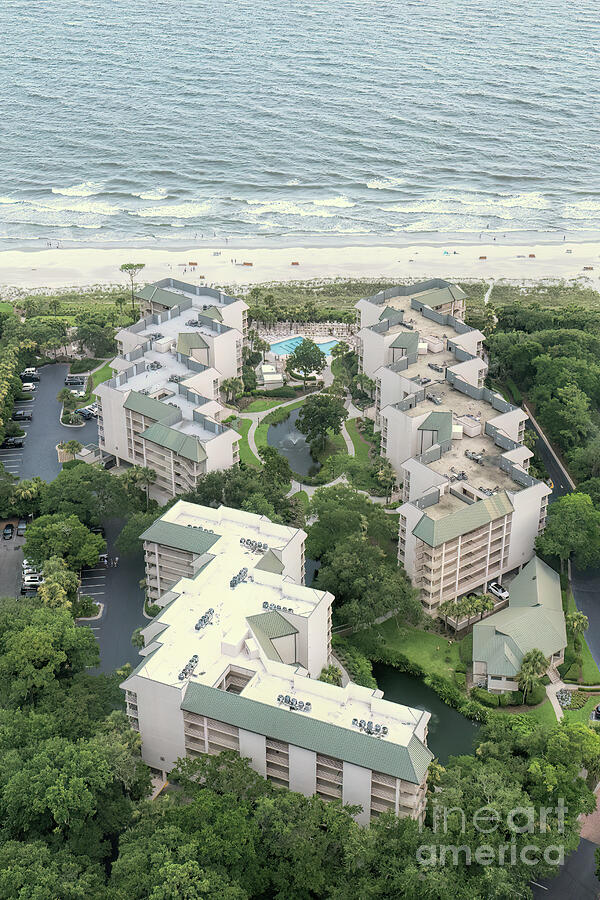 Villamare Resort at Palmetto Dunes on Hilton Head Island Aerial View ...