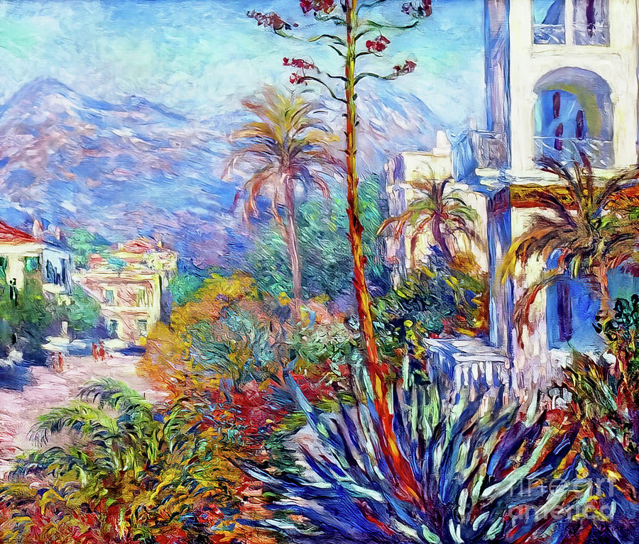 Villas at Bordighera I by Claude Monet 1884 Painting by Claude Monet