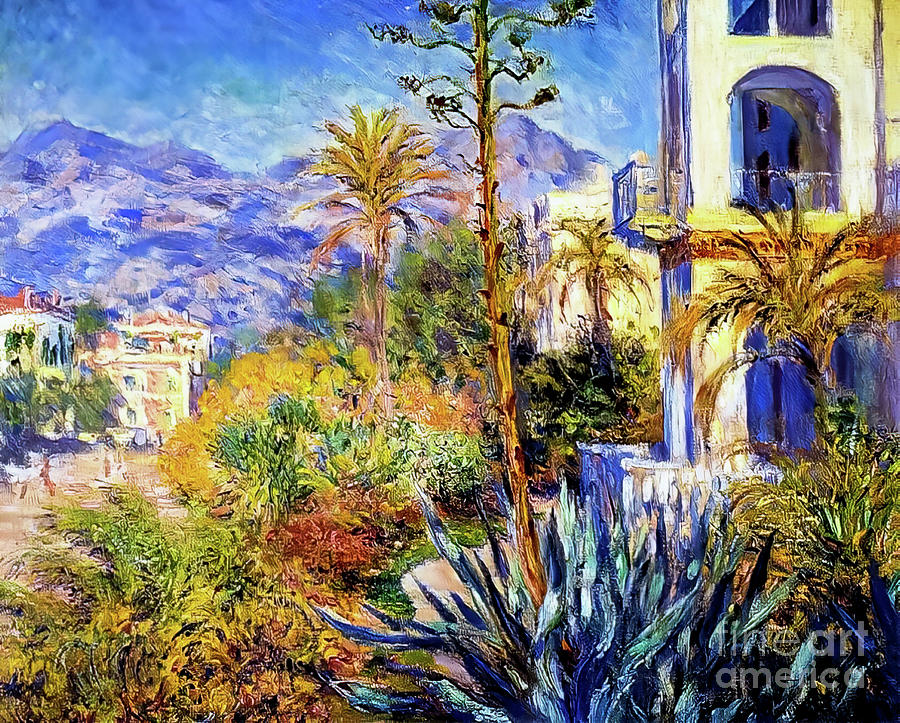 Villas At Bordighera II By Claude Monet 1884 Painting