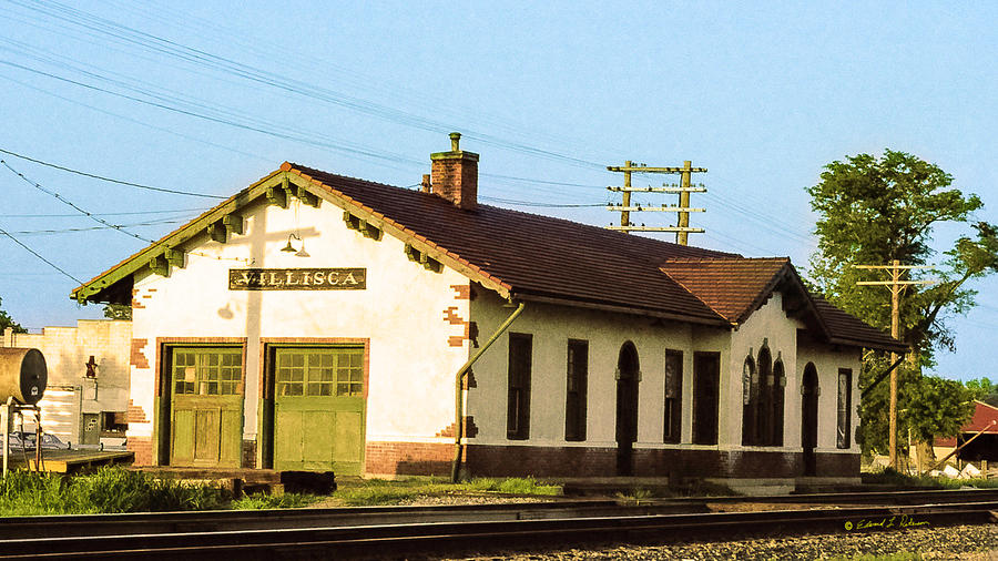 Villisca Train Station  Photograph by Ed Peterson
