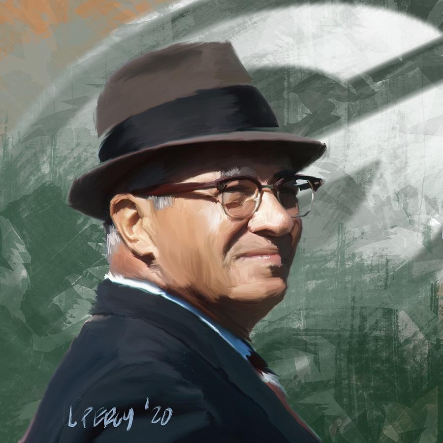 Vince Lombardi Painting by Lee Percy