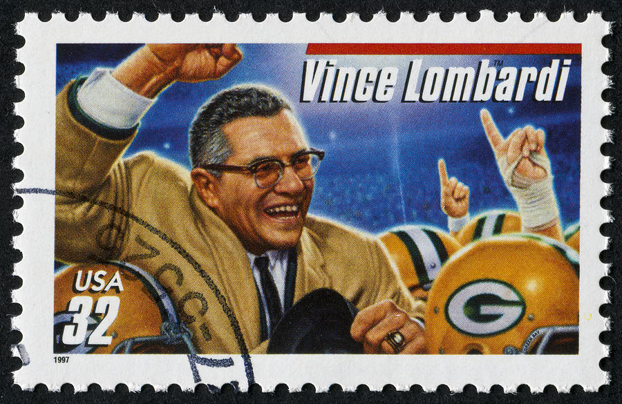 Vince Lombardi Stamp Photograph by Traveler1116