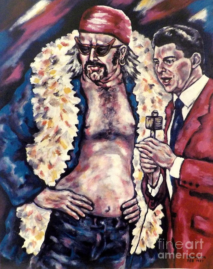 Jesse Ventura Vince McMahon by Mary Brewster