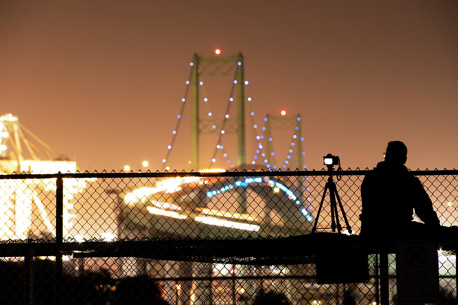 Vincent Thomas Bridge III Photograph by David Kleeman