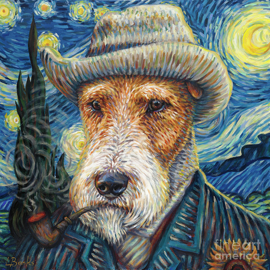 Vincent Van Gogh Painting - Vincent Van Dog by Leigh Banks