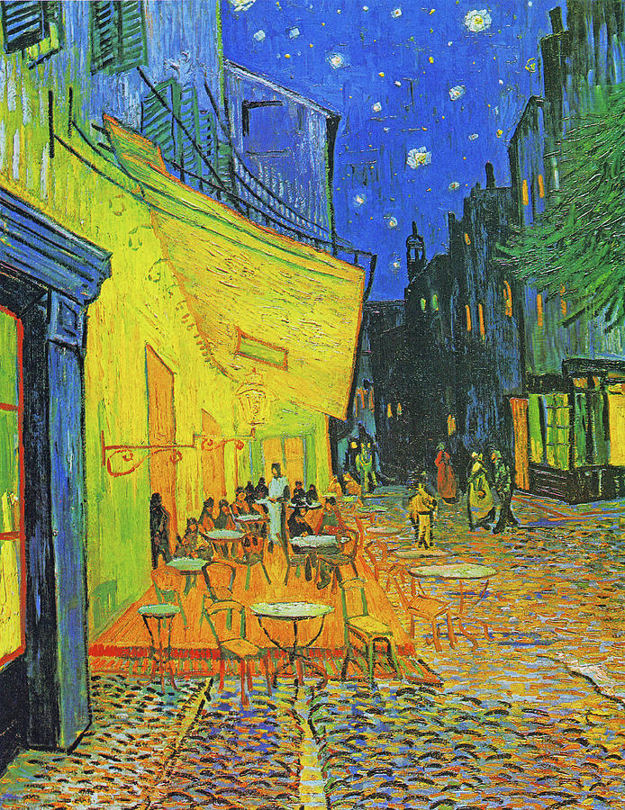 Vincent Van Gogh - Cafe Terrace At Night Photograph by IDesign Global ...