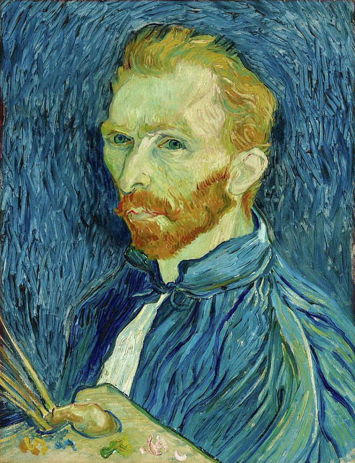Vincent van Gogh  Self-Portrait, 1889 Painting by Top Wallpapers