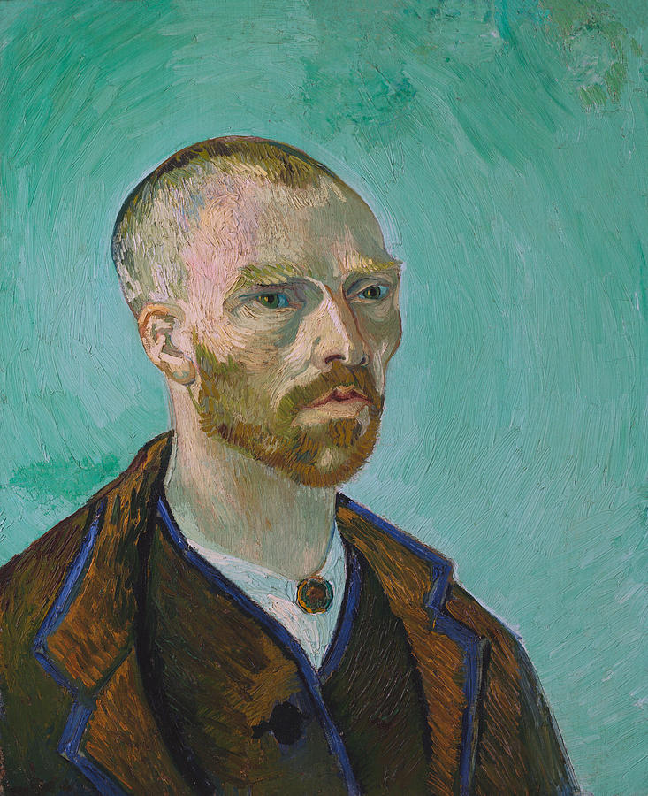 Vincent van Gogh Self Portrait - Dedicated to Paul Gauguin Painting by War Is Hell Store