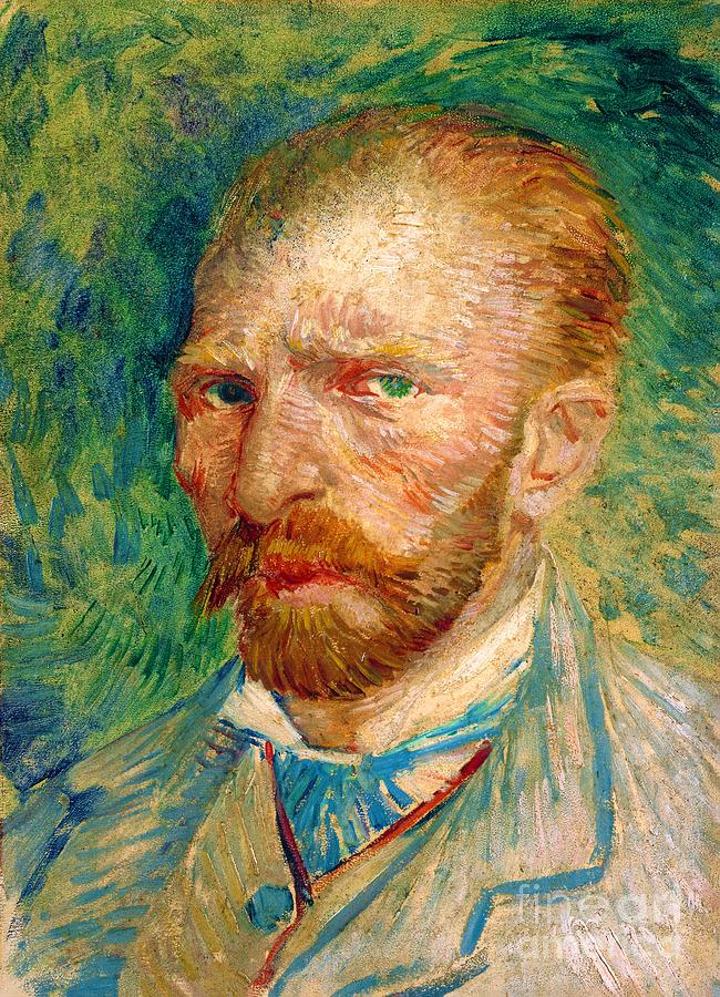 Vincent van Gogh - Self-Portrait Winter 18876 Painting by Alexandra Arts