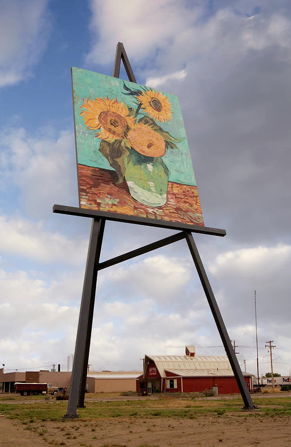 Vincent van Gogh Sunflower Painting Photograph by Bob Pardue
