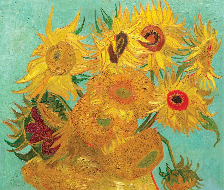 Vincent Van Gogh Sunflowers love Tapestry - Textile by Butler Saunders ...