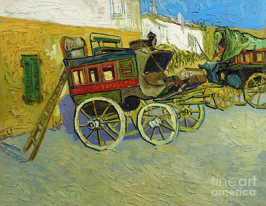 Vincent van Gogh - Tarascon Stagecoach Painting by Alexandra Arts