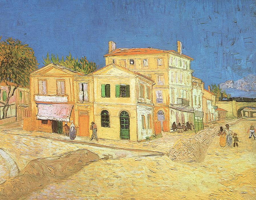 Vincent's yellow house Painting by Vincent van Gough - Fine Art America