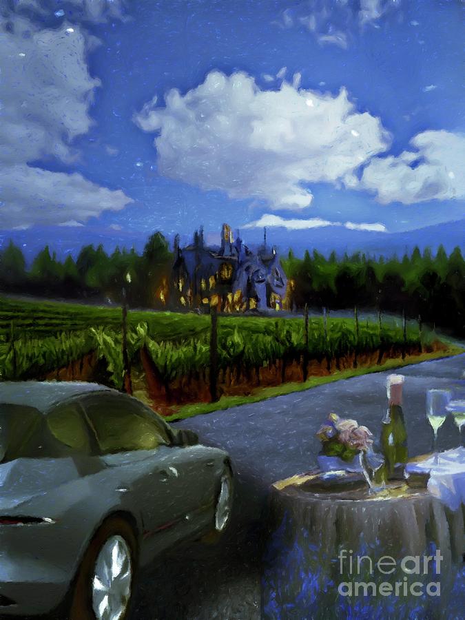 Vineyard Event Digital Art by Lauries Intuitive