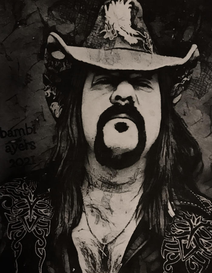 Vinnie Paul Tribute Drawing by Bambi Ayers Vinnie Paul Tribute Drawing by Bambi Ayers