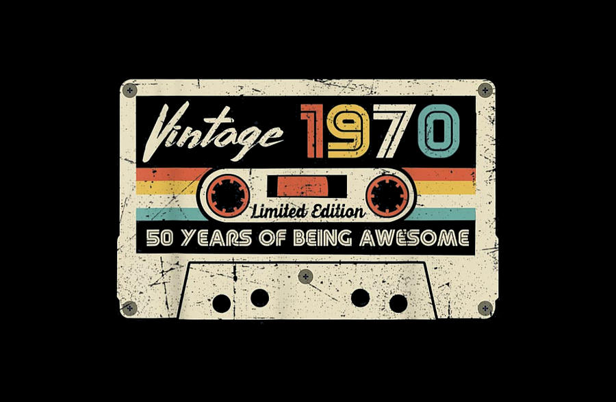 Vintage Digital Art - Vintage 1970 by Wendy Rode Vintage Digital Art - Vintage 1970 by Wendy Rode