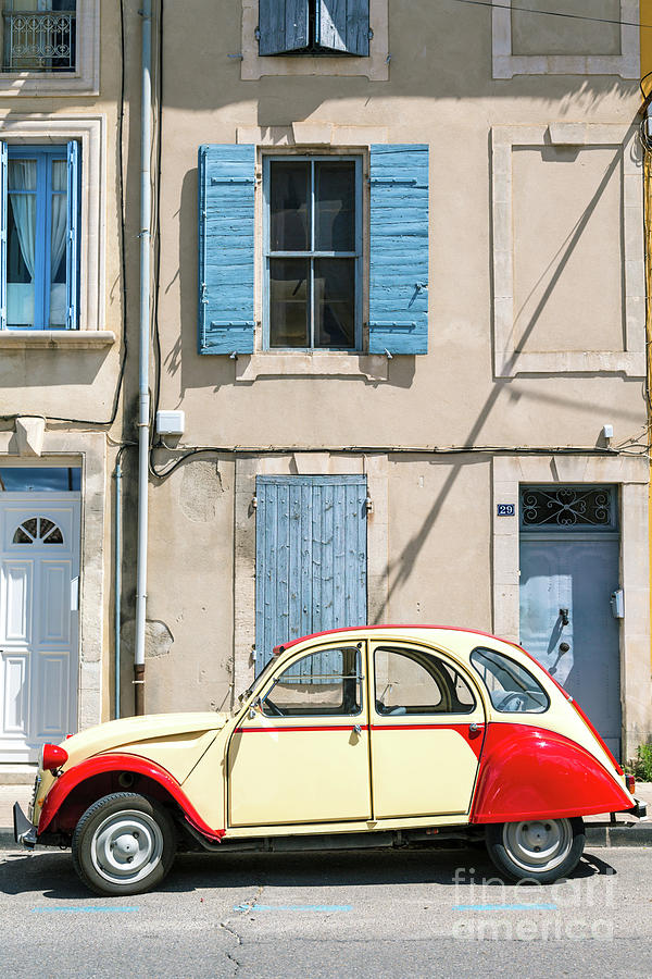 Vintage 2 CV car Photograph by Matteo Colombo