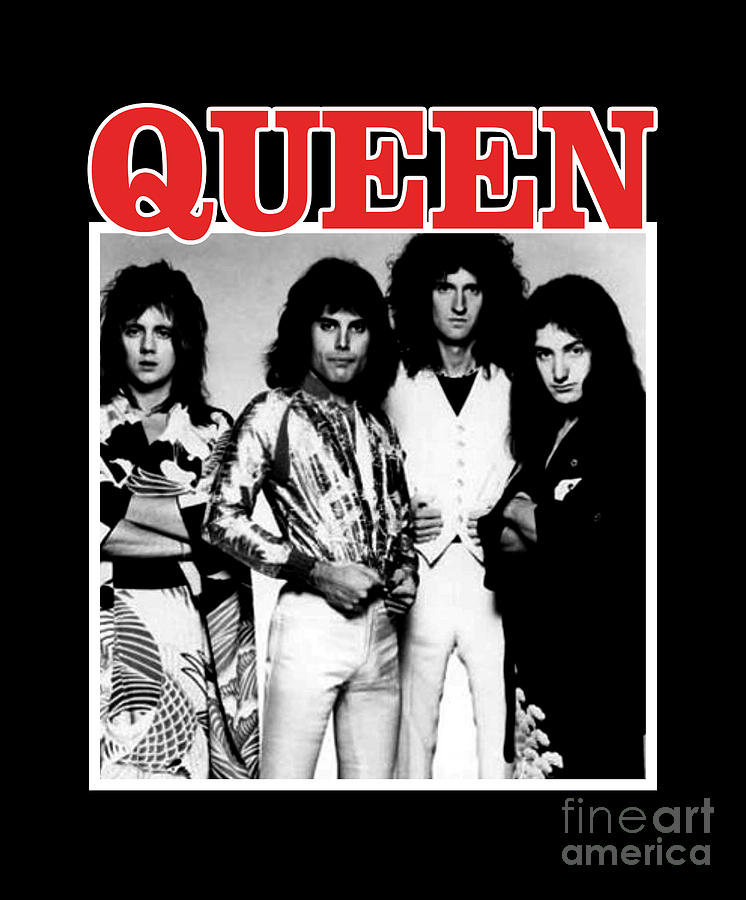 Vintage 90s Queen Digital Art by Brian D Batten - Fine Art America