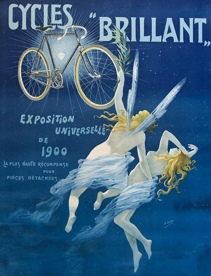 Vintage Advertisement - Cycles Brilliant 1900 Mixed Media by H Gray ...