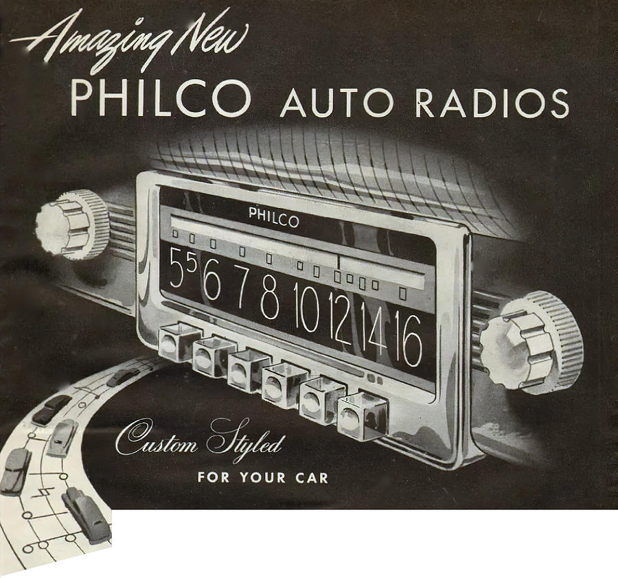 Vintage advertisement for Philco radios Photograph by Retrographs