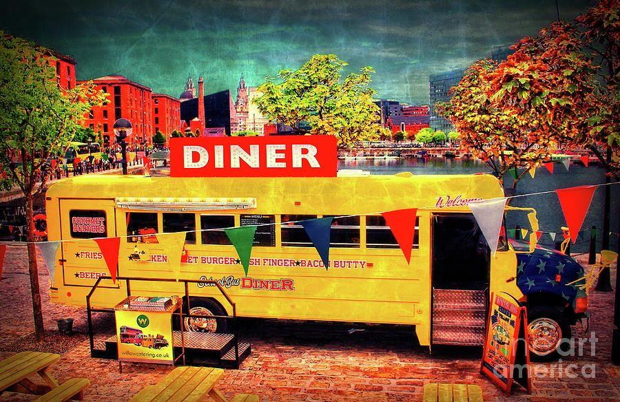 Vintage American Diner Photograph by Doc Braham
