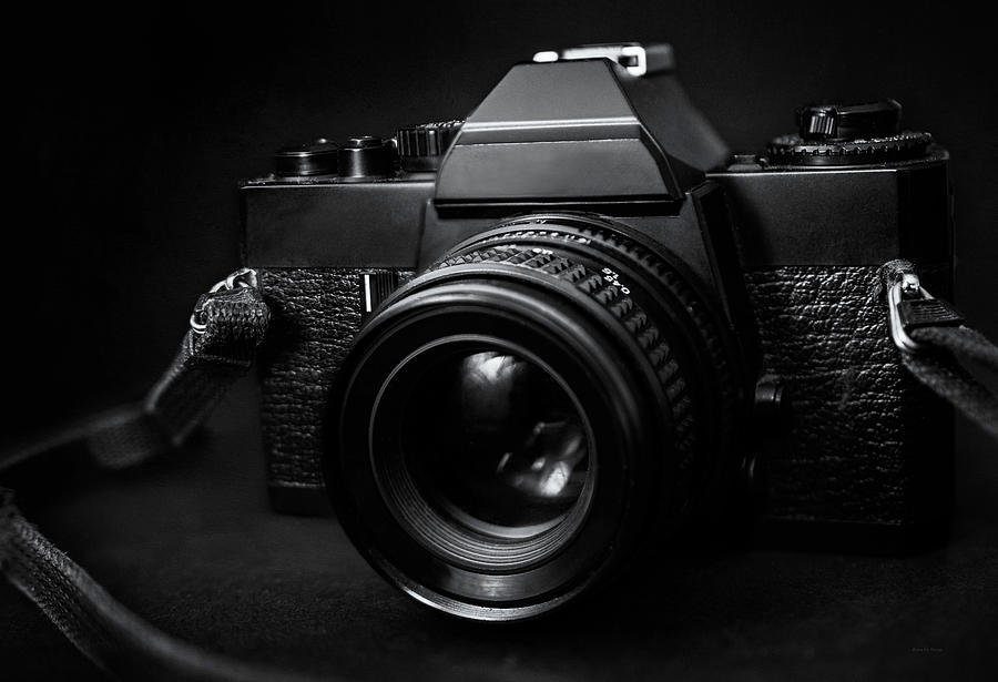 Vintage Analog Film Camera in Black and White Photograph by Andreea Eva ...