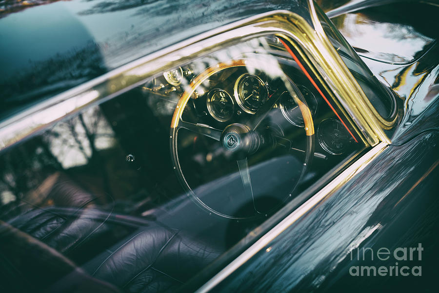 Vintage Aston DB4 Abstract Photograph by Tim Gainey