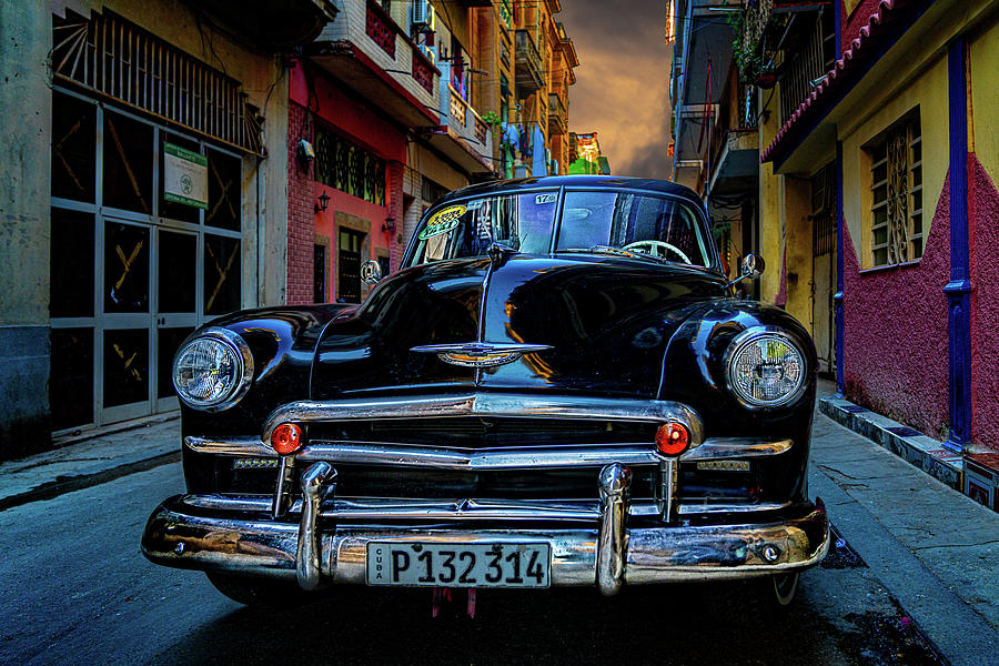 Vintage Automobile In Havana Photograph