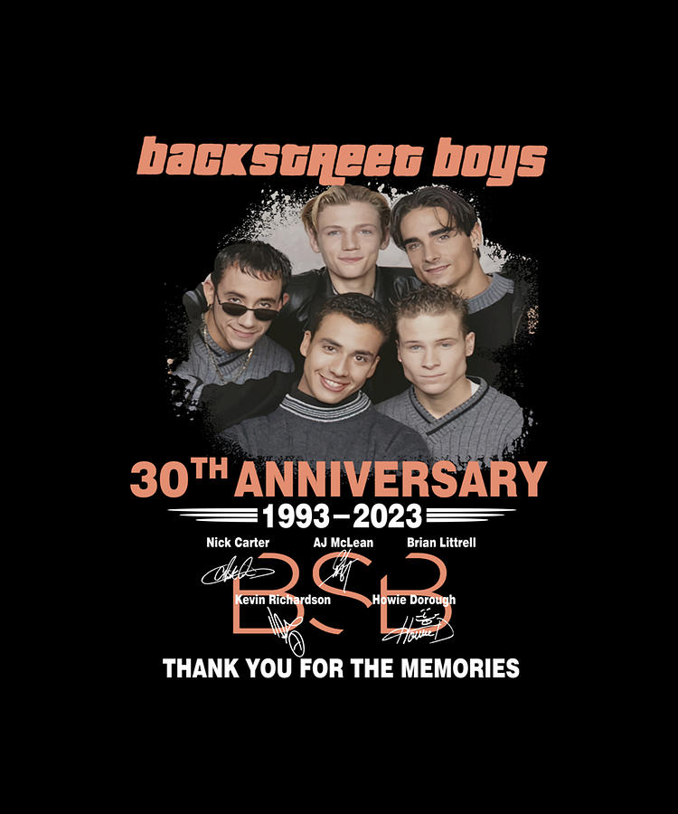 Vintage Backstreet Boys Anniversary Gift Digital Art By Ngoc Van - Pixels