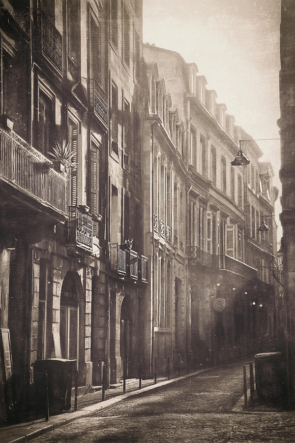 Vintage Backstreets Of Bordeaux France Photograph