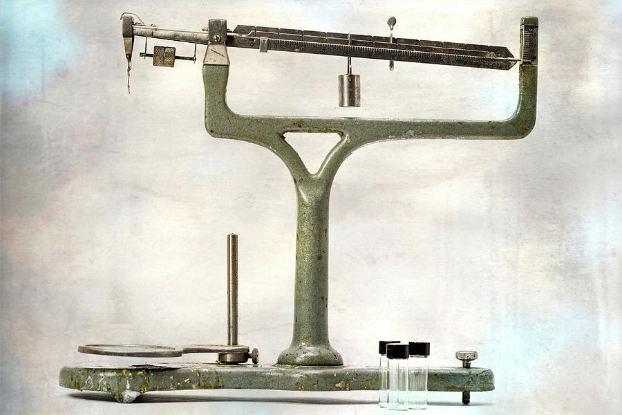 Vintage Balance Beam Scale Photograph