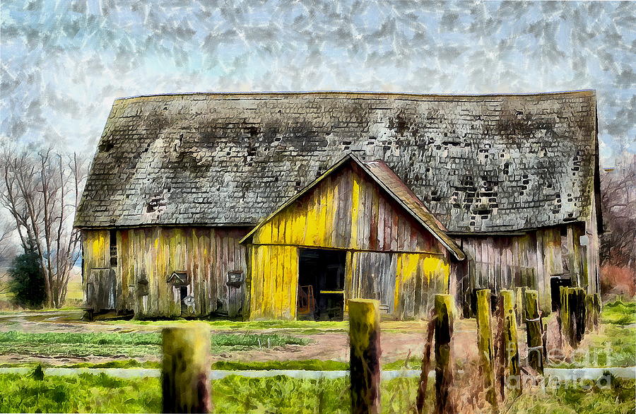 Vintage Barn in Mount Vernon Photograph by Sea Change Vibes