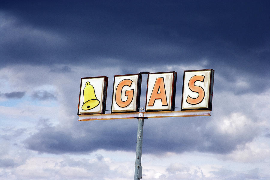 Vintage Bell Gas Sign Photograph by Joseph S Giacalone