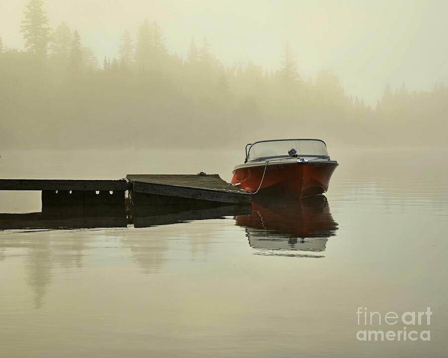 Vintage Boat Photograph by Steve Brown