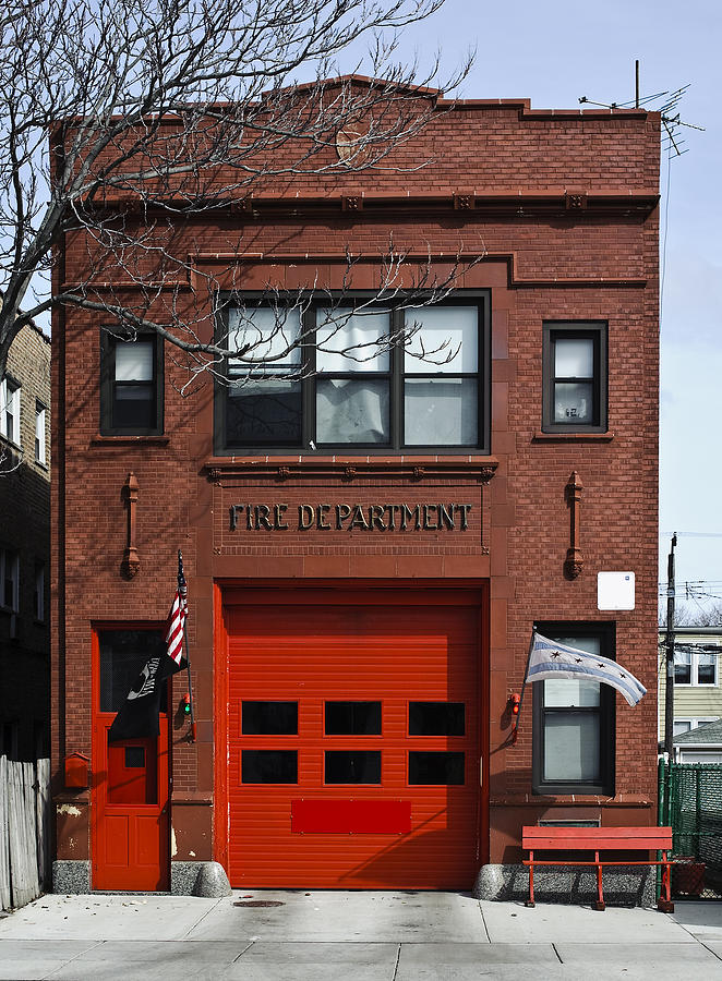 Vintage brick fire station Photograph by BDMcIntosh