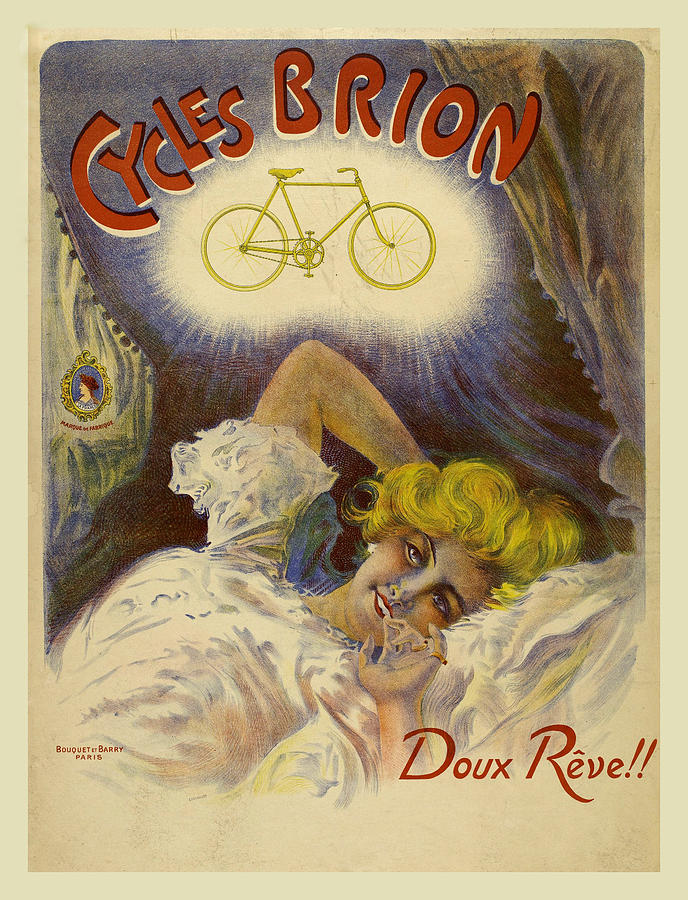 George Richard Cycles Paris Bicycle Vintage Advert Canvas Art Print Poster