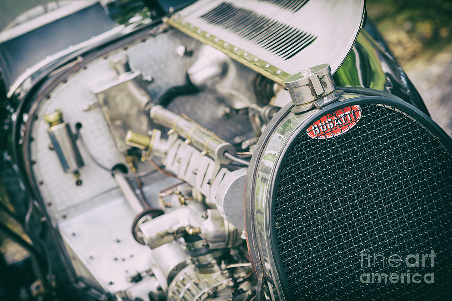 Vintage Bugatti Type 51 Abstract  Photograph by Tim Gainey