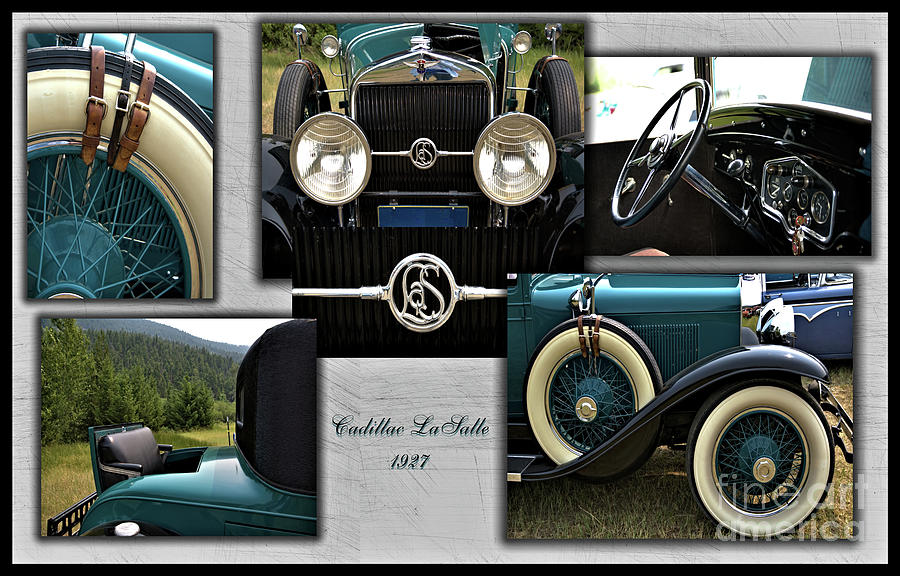 Vintage Caddy Montage Photograph by Kae Cheatham