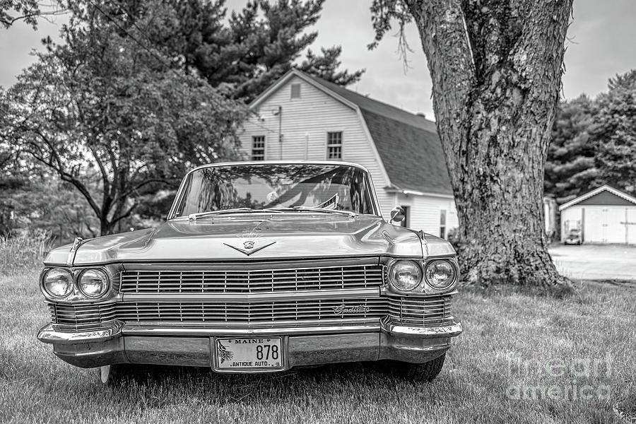 Vintage Cadillac Rural Maine Photograph by Edward Fielding - Pixels