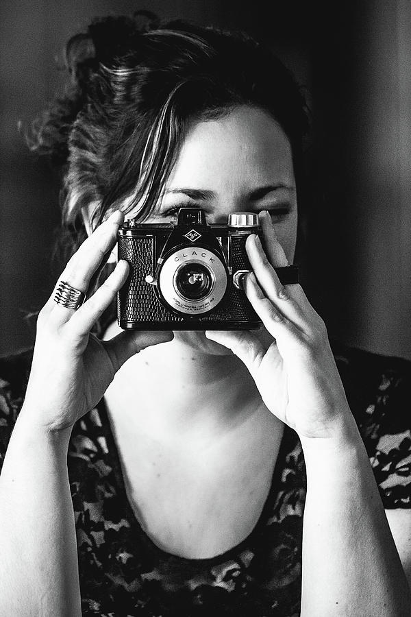 Vintage camera in black and white Photograph by Kitty Van Asten | Fine ...