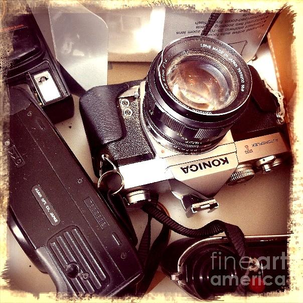 Vintage Cameras 1 Photograph By Jeanna Anderson Fine Art America