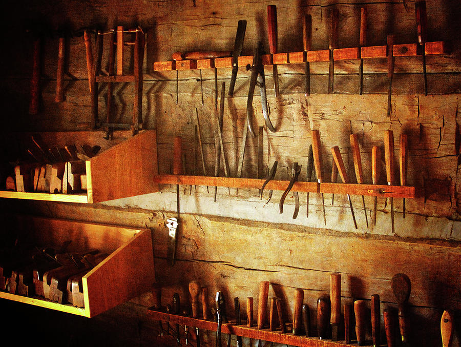 Tool Photograph - Vintage Carpenter Tools by Dan Sproul
