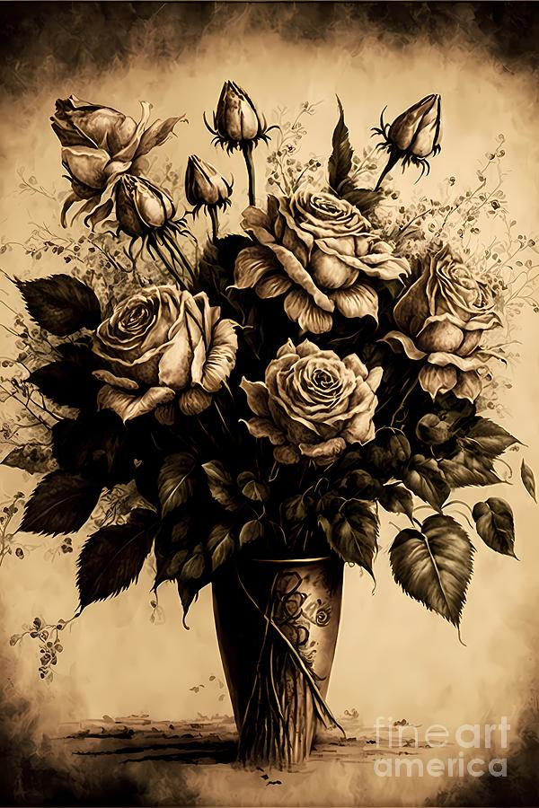 Vintage Charm Digital Art by Benjamin Jackson Vintage Charm Digital Art by Benjamin Jackson