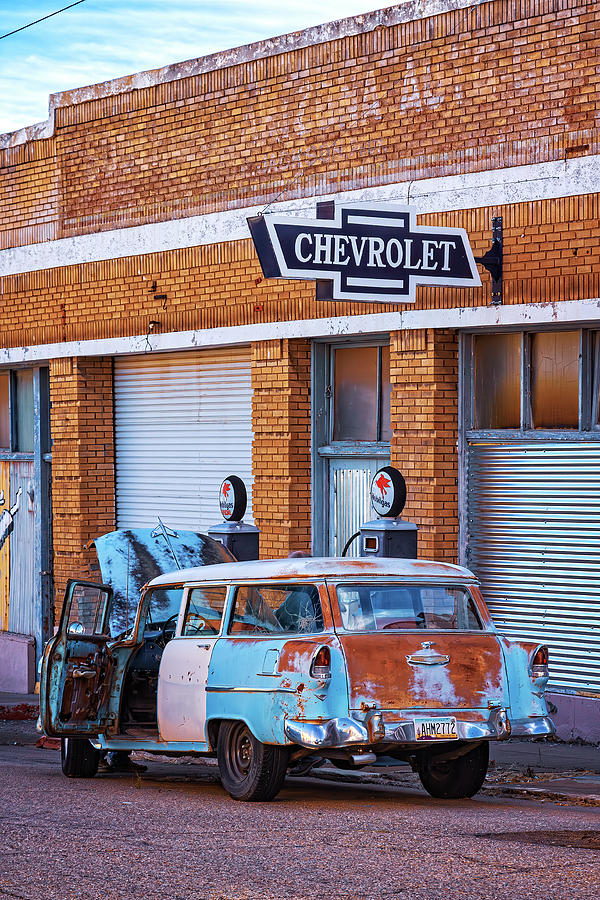 Vintage Chevrolet in Bisbee, Arizona Photograph by Tatiana Travelways