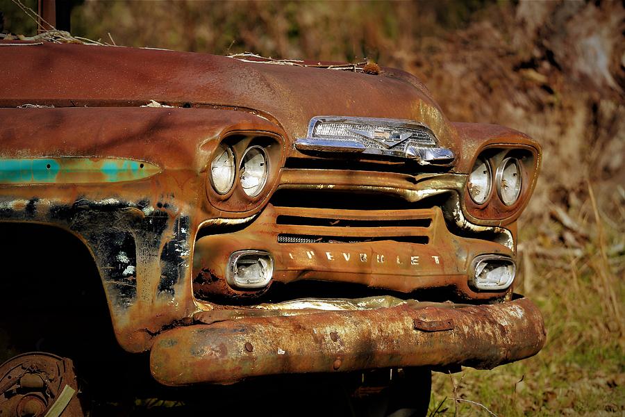 Vintage Chevy car Photograph by Nick Carroll - Fine Art America